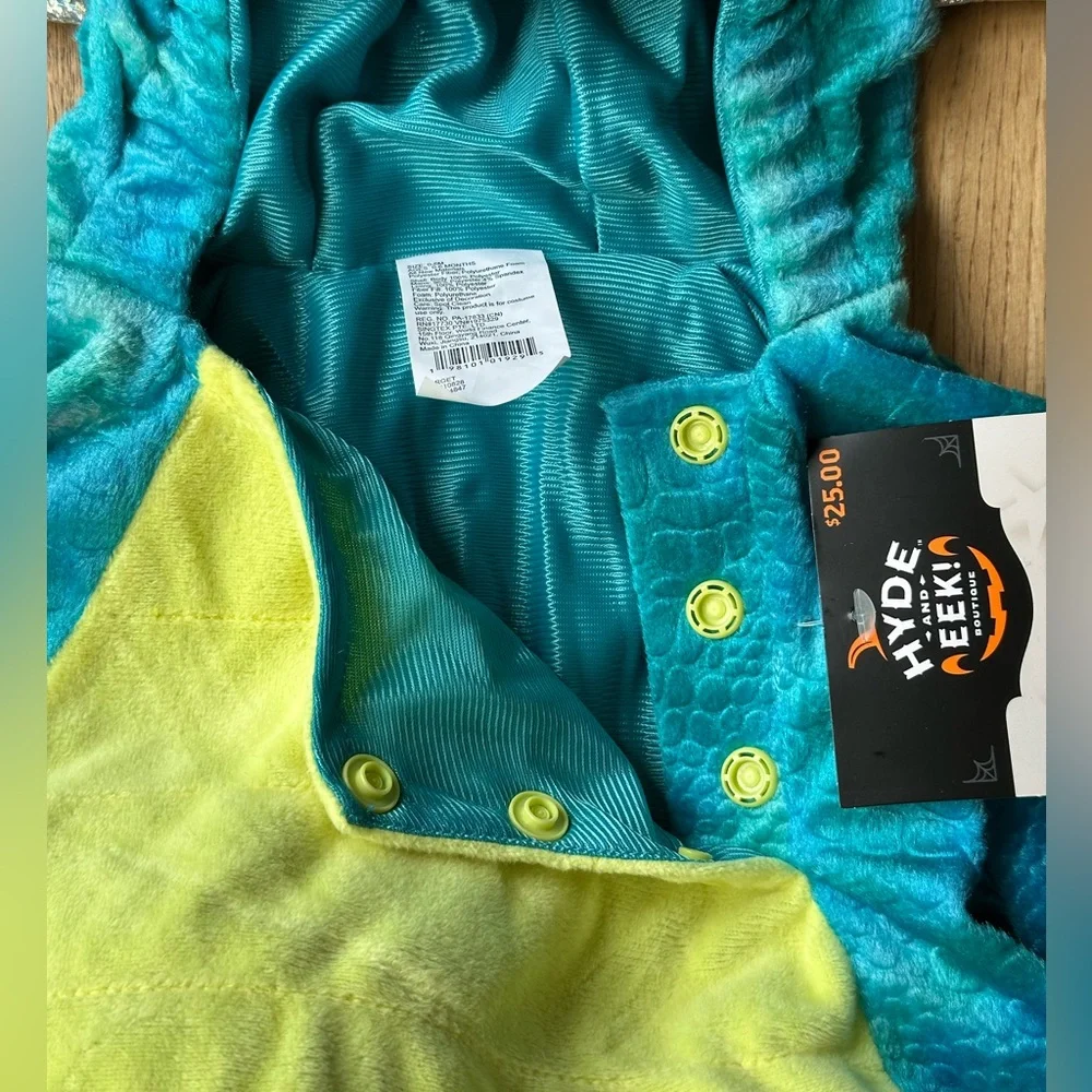 NEW Hyde & Eek Infant Triceratops Halloween Costume size 0-6 Months